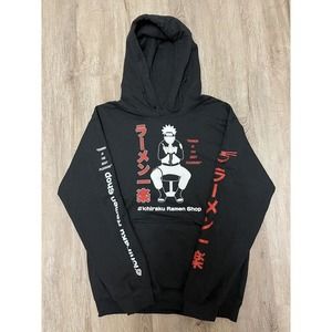 Naruto Ichiraku Ramen Shop Shippuden Shonen Jump Hoodie Sweatshirt M Medium